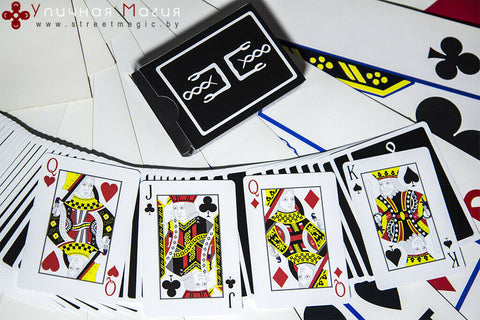 Heka Playing Cards Deck Difatta Gbm G.B.M. USpcc Magic Tricks Poker Black NEW