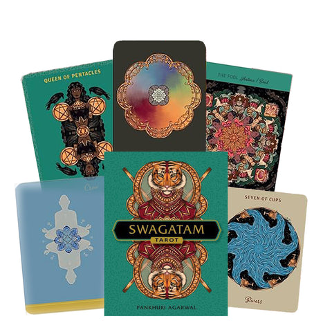 Swagatam Tarot Cards Deck Pankhuri Agarwal Sanskrit Schiffer Publishing Sp181