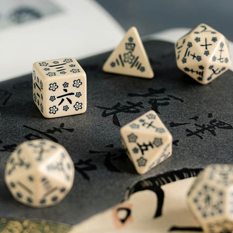Japanese Last Words Stone Dice Set Role Playing Games Q-Workshop Dnd Rpg NEW