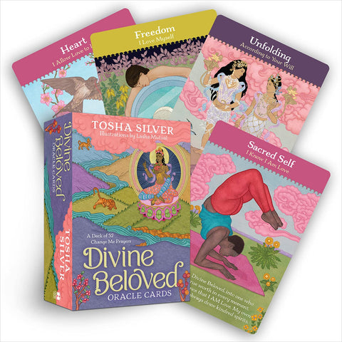 Divine Beloved Oracle Card Deck Of Change Me Prayers By Tosha Silver