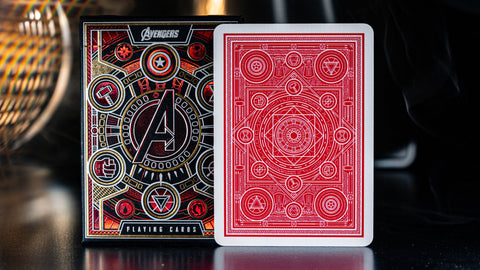 Avengers Red Edition The Infinity Saga Theory 11 Playing Cards Marvel Saga