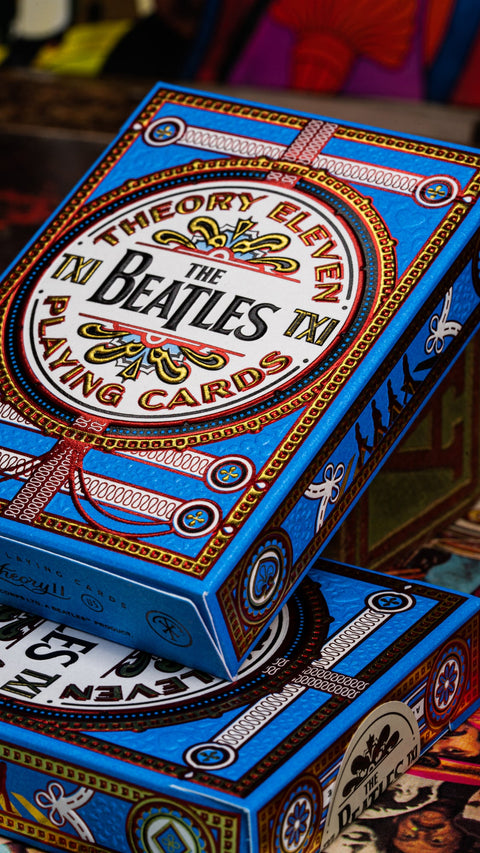 The Beatles Playing Cards Deck Theory 11 Blue Magic Tricks Quality USA