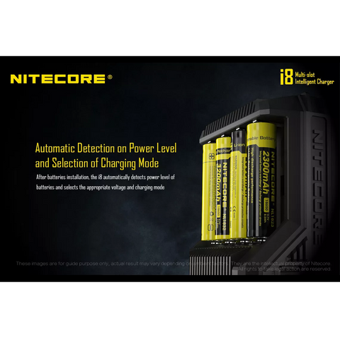 Nitecore i8 Intelligent Universal Battery charger