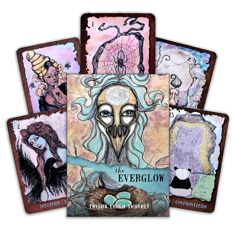 The Everglow A Divination System Tarot Cards Healing Schiffer Publishing NEW