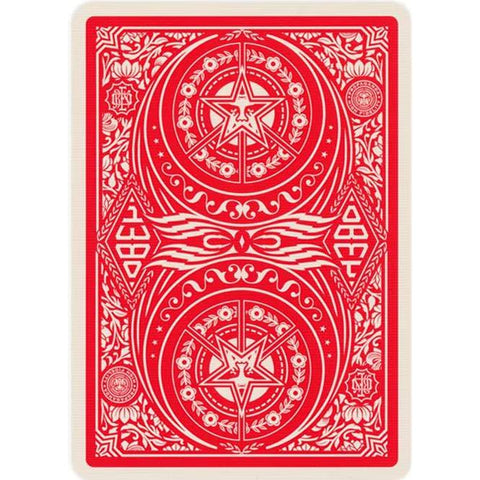 Obey Playing Cards Red Edition Theory11