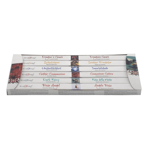 Stamford Mystical Incense Sticks Variety Pack, 6 Scents, 48 Pieces