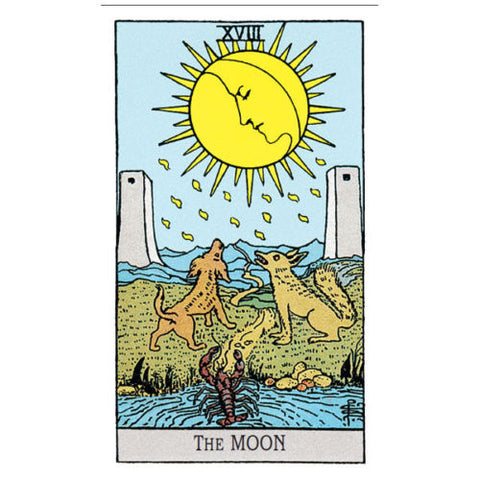 Ae Waite Tarot Mini Deck Cards Blue Edition Rosy Cross Fortune Telling Agm NEW