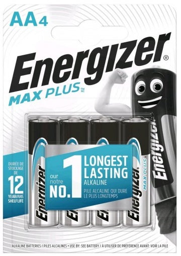 Energizer LR6 AA Max Plus alkaline batteries, 4 pcs.