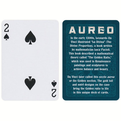Bicycle Aureo Green Playing Cards Deck Poker Size Air-Cushion Finish USpcc NEW