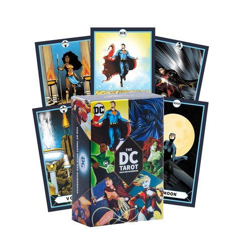 The Dc Tarot Cards Deck & Guidebook Super Heroes C. Gilly Insight Editions