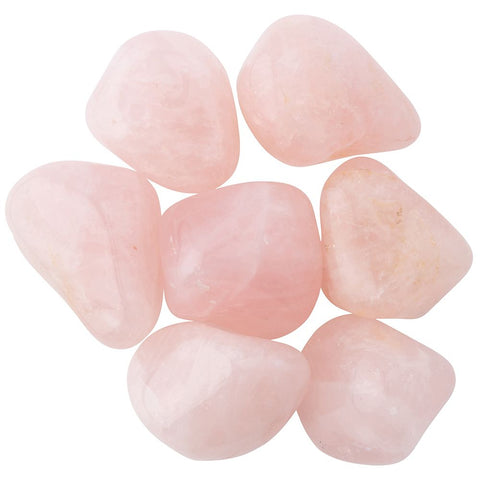 Natural Rose Quartz Mineral Tumbled Stones 500 Grams Pack Lo Scarabeo Pink NEW