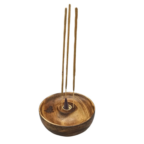 Incense Stick & Cone Burner Disc - Buddha Ancient Wisdom