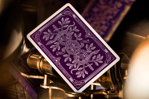 Monarchs Theory 11 Playing Cards Deck Purple Gold Magic Tricks Sealed