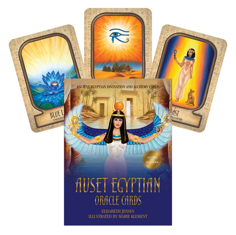 Auset Egyptian Oracle Cards Rockpool E.Jensen & M.Klement Divination Alchemy NEW