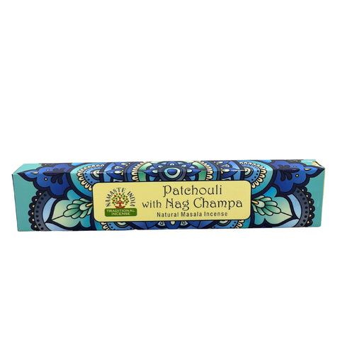 Namaste Mandala Masala Incense - Patchouli With Nag Champa Orkay