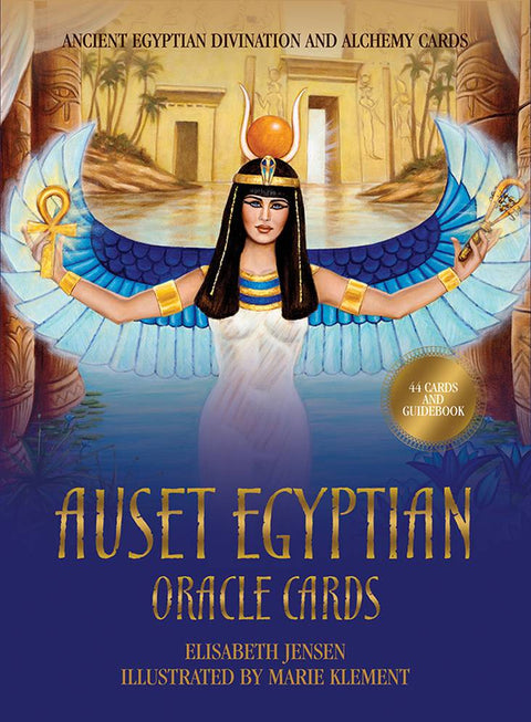 Auset Egyptian Oracle Cards Rockpool E.Jensen & M.Klement Divination Alchemy NEW