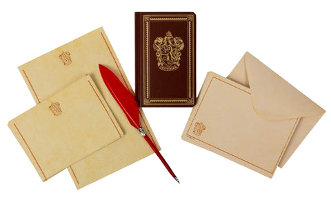 Harry Potter: Gryffindor Desktop Stationery Set (With Pen) Insight Editions