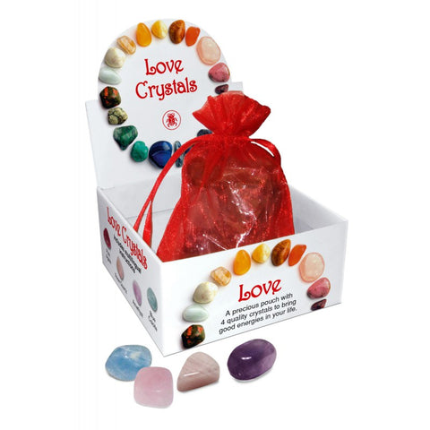 Love Crystals Set Lo Scarabeo Talismans Quartz Agate Amethyst Calcite NEW