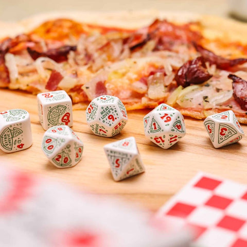 Q WORKSHOP Pizza Dice Set Pepperoni