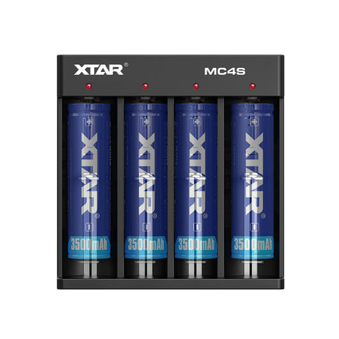 Xtar Mc4S Battery Charger Li-Ion USb Dc 5V 0.5A Tc/Cc/Cv 14500 14650