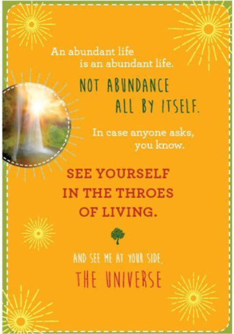 Notes From The Universe On Abundance Cards Deck Oracle Guidance Hay House NEW