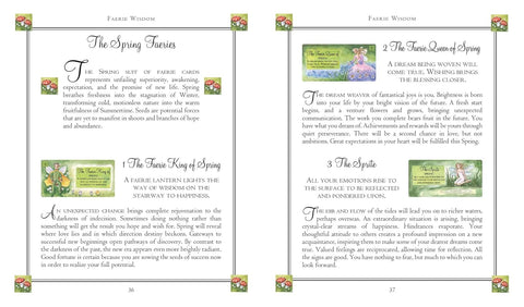 Faerie Wisdom Cards Deck Magical Messages Gillian Kemp Cico Books Ccp26
