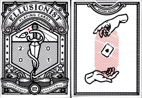 The Ellusionist Deck Limited Edition Playing Cards E Team Black White NEW