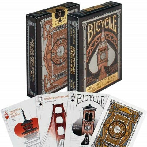 Bicycle Architectural Wonders Of The World Playing Cards Deck Quality 1044948
