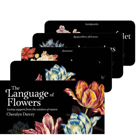 The Language Of Flowers Inspiration Cards Deck Rockpool Publishing Cheralyn NEW