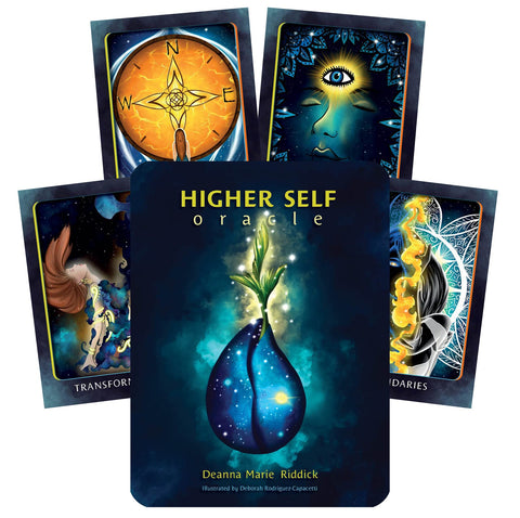 Higher Self Oracle Cards Deck Schiffer Publishing By Deanna Marie Riddick NEW
