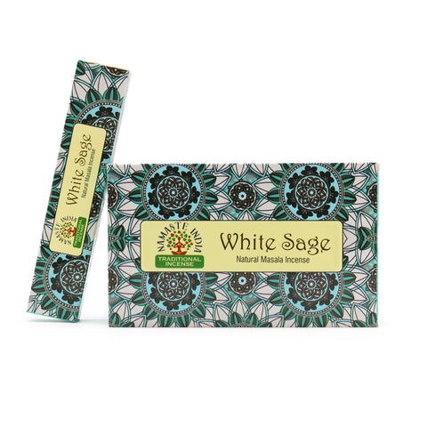 Namaste Mandala Masala Incense - White Sage Orkay