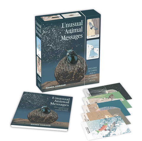 Unusual Animal Messages Oracle Cards Deck & Book Cico Books Manda Comisari NEW