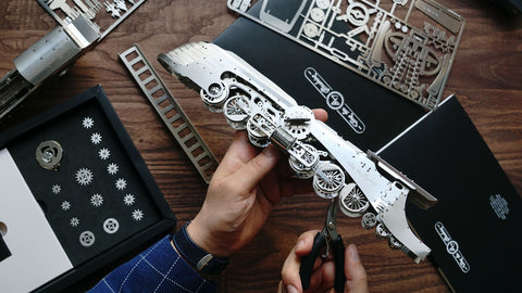 Dazzling Steamliner Model Building Kit Time For Machine Stainless Steel NEW