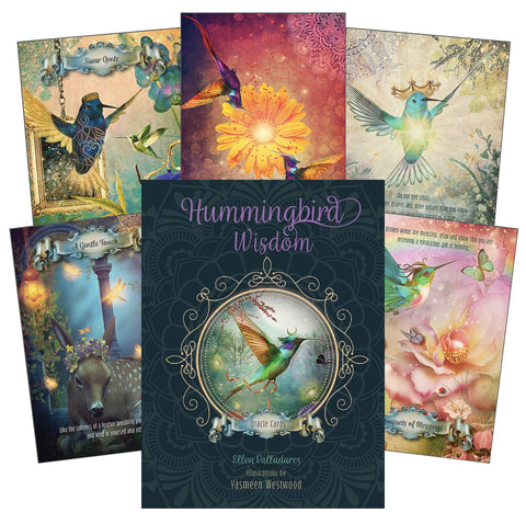 Hummingbird Wisdom Oracle Cards Deck Schiffer Publishing Guidance Birds NEW