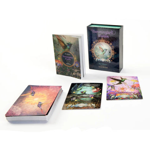Hummingbird Wisdom Oracle Cards Deck Schiffer Publishing Guidance Birds NEW