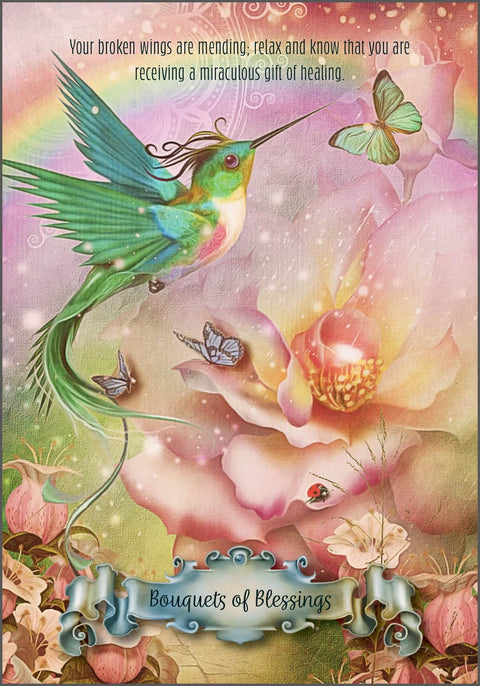 Hummingbird Wisdom Oracle Cards Deck Schiffer Publishing Guidance Birds NEW