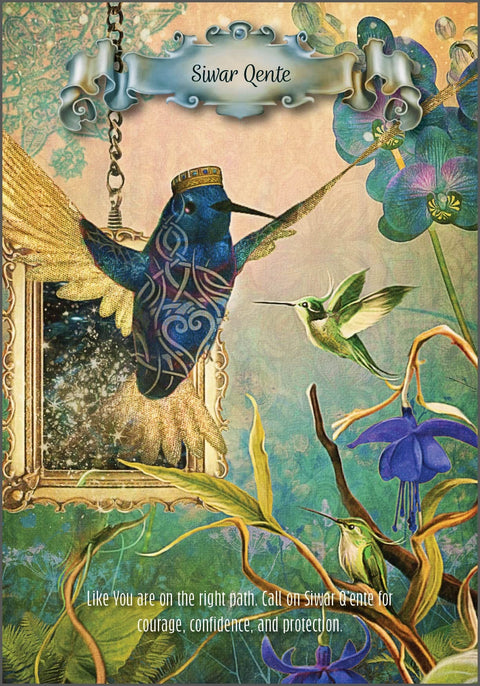 Hummingbird Wisdom Oracle Cards Deck Schiffer Publishing Guidance Birds NEW