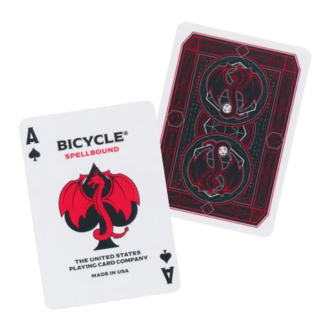Bicycle Spellbound Playing Cards Deck – Fantasy Dragons, Foil, Poker Size