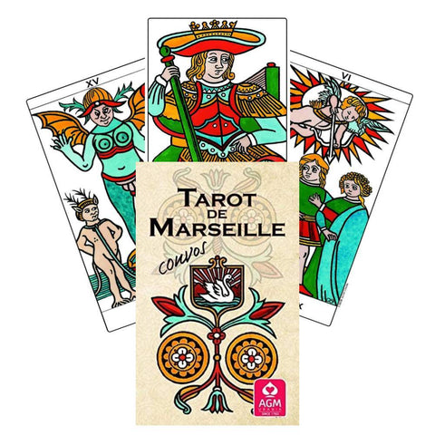 Tarot De Marseille Convos French Edition Cards And Instruction Booklet Agm NEW