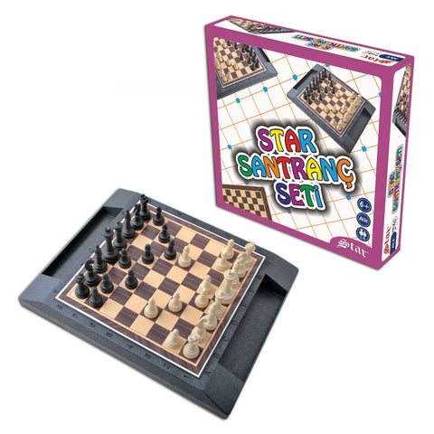 Plastic Chess Set With Space For Chess Chessman And Board Star 1050293