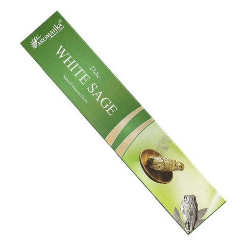 Vedic White Sage Natural Incense Sticks Aromatika