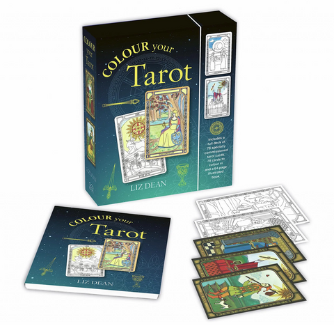 Colour Your Tarot Cards Deck Cico Books By Liz Dean Create Your Own Tarot NEW