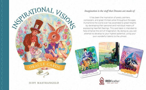 Inspirational Visions Oracle Cards Deck & Book By Judy Schiffer Publishing NEW