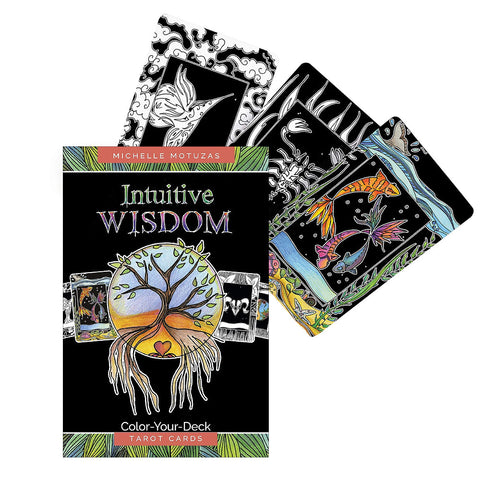 Intuitive Wisdom Tarot Cards Set Deck Color Schiffer Publishing Motuzas NEW