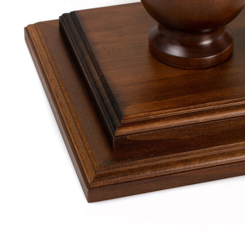 Italfama Italian Wooden Chess Table with Marble Top & Storage, 58x58cm