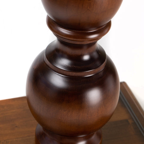 Italfama Italian Wooden Chess Table with Marble Top & Storage, 58x58cm