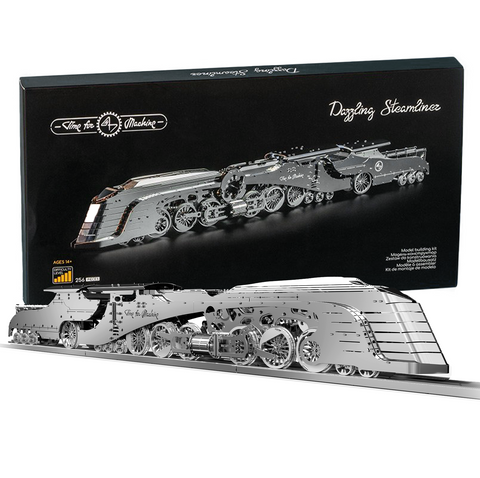 Dazzling Steamliner Model Building Kit Time For Machine Stainless Steel NEW