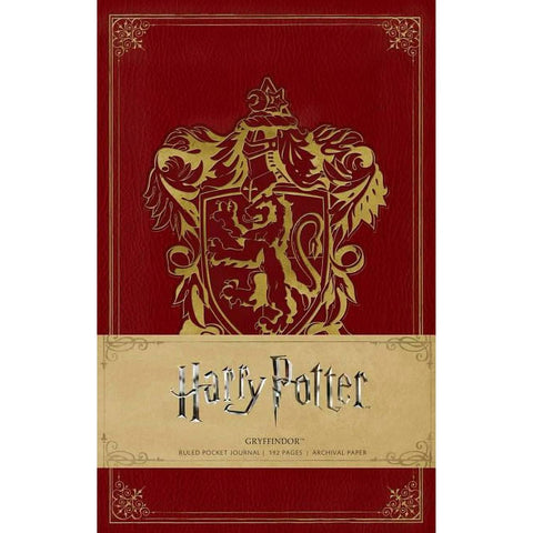 Harry Potter: Gryffindor Ruled Pocket Journal Insiht Editions