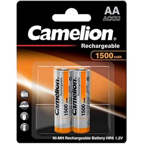Camelion HR6 AA 1500mAh Rechargeable batteries 2 pcs.