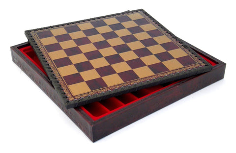 Italfama American Revolution Chess, Checkers & Backgammon Set with Storage